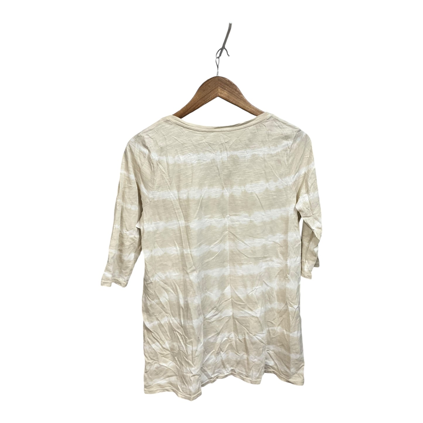 Top 3/4 Sleeve Basic By Pure Jill In Tie Dye Print, Size: Petite   S