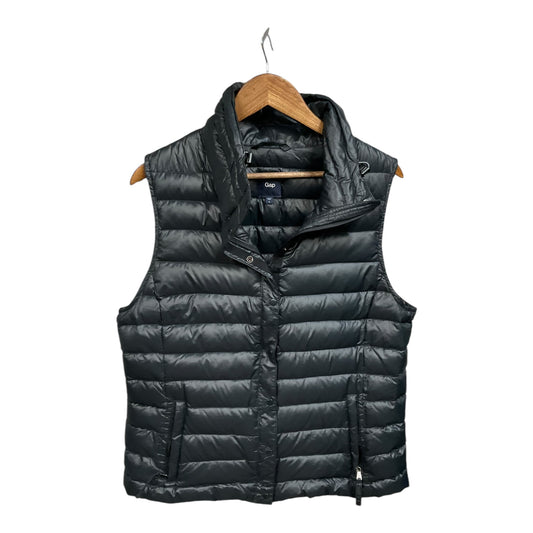 Vest Puffer & Quilted By Gap In Black, Size: L