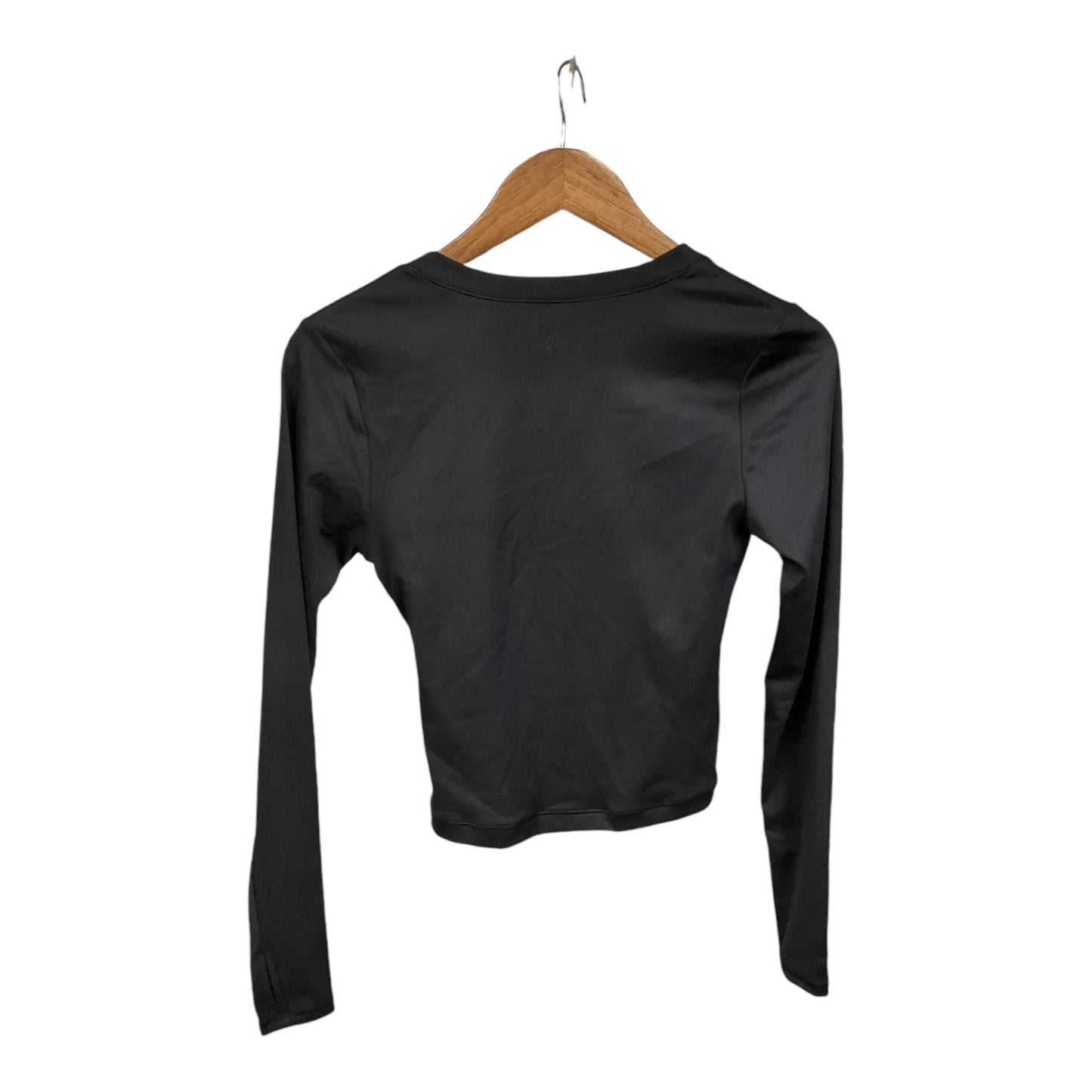 Athletic Top Long Sleeve Crewneck By Clothes Mentor In Black, Size: S