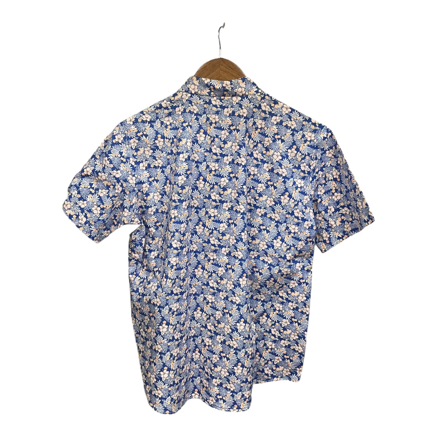 Blouse Short Sleeve By Clothes Mentor In Floral Print, Size: L