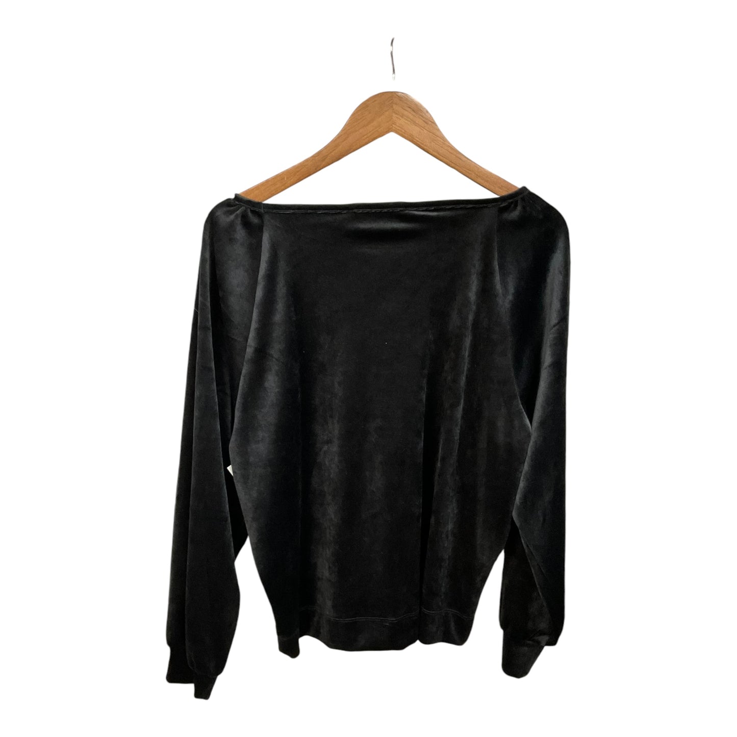 Top Long Sleeve By Loft In Black, Size: L