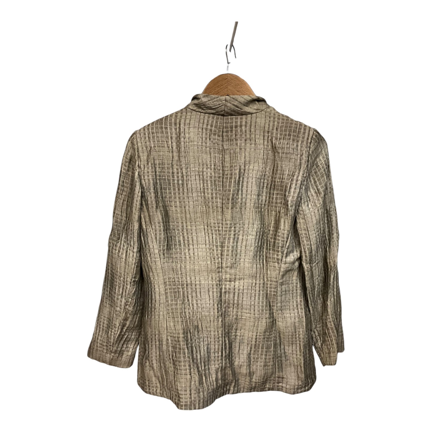 Blazer By Lafayette 148 In Taupe, Size: S