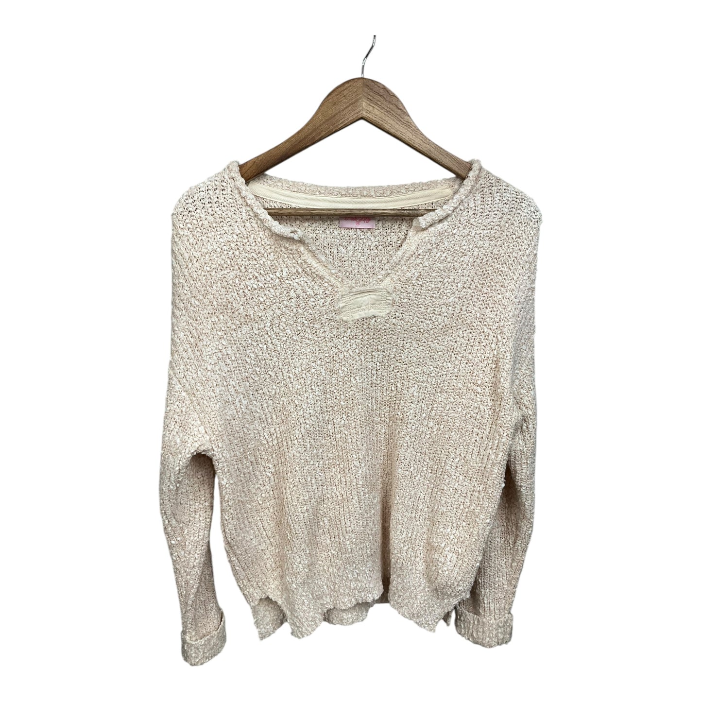 Sweater By Pink Lily In Beige, Size: Xs