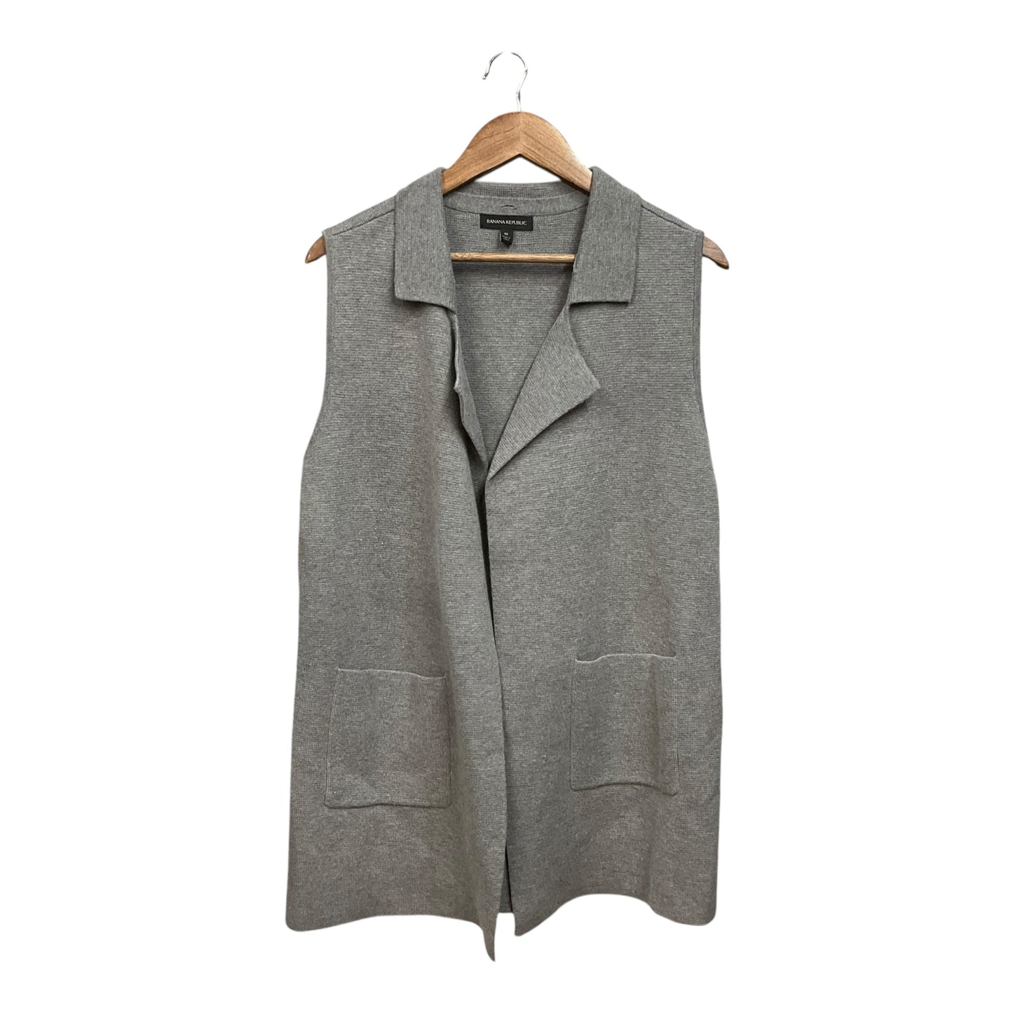 Vest Other By Banana Republic In Grey, Size: M