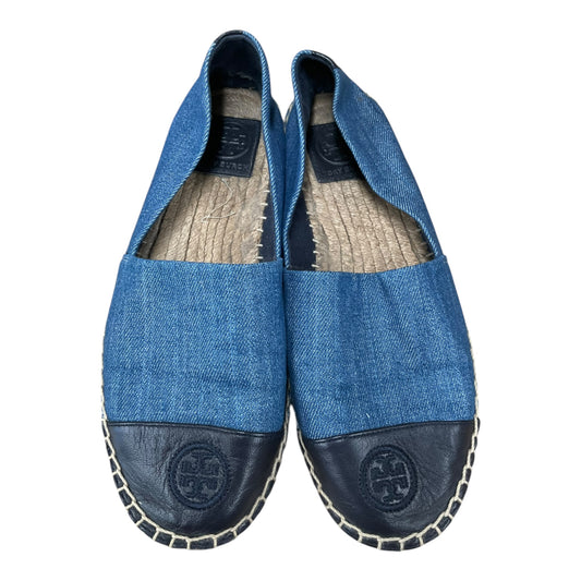 Shoes Designer By Tory Burch In Blue Denim, Size: 7