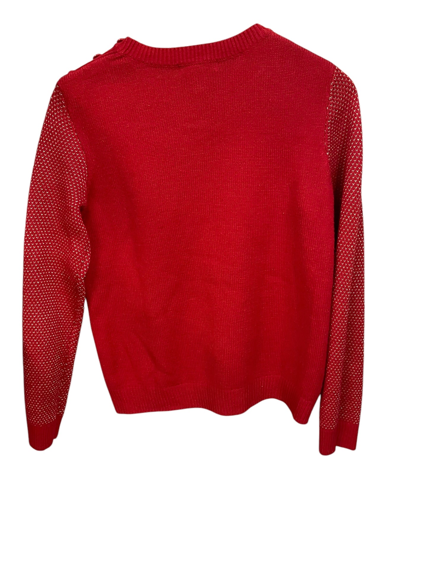 Sweater By Joe Fresh In Red, Size: M