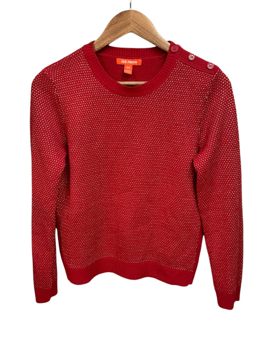 Sweater By Joe Fresh In Red, Size: M