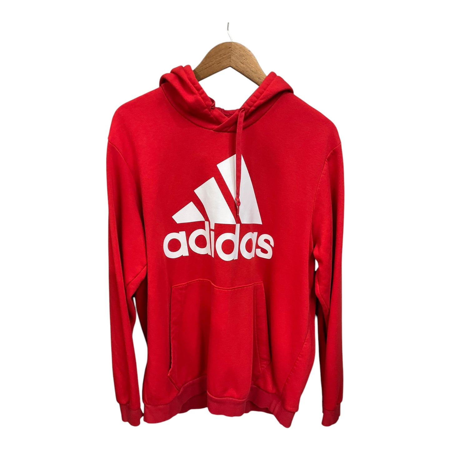 Athletic Sweatshirt Hoodie By Adidas In Red, Size: Xl