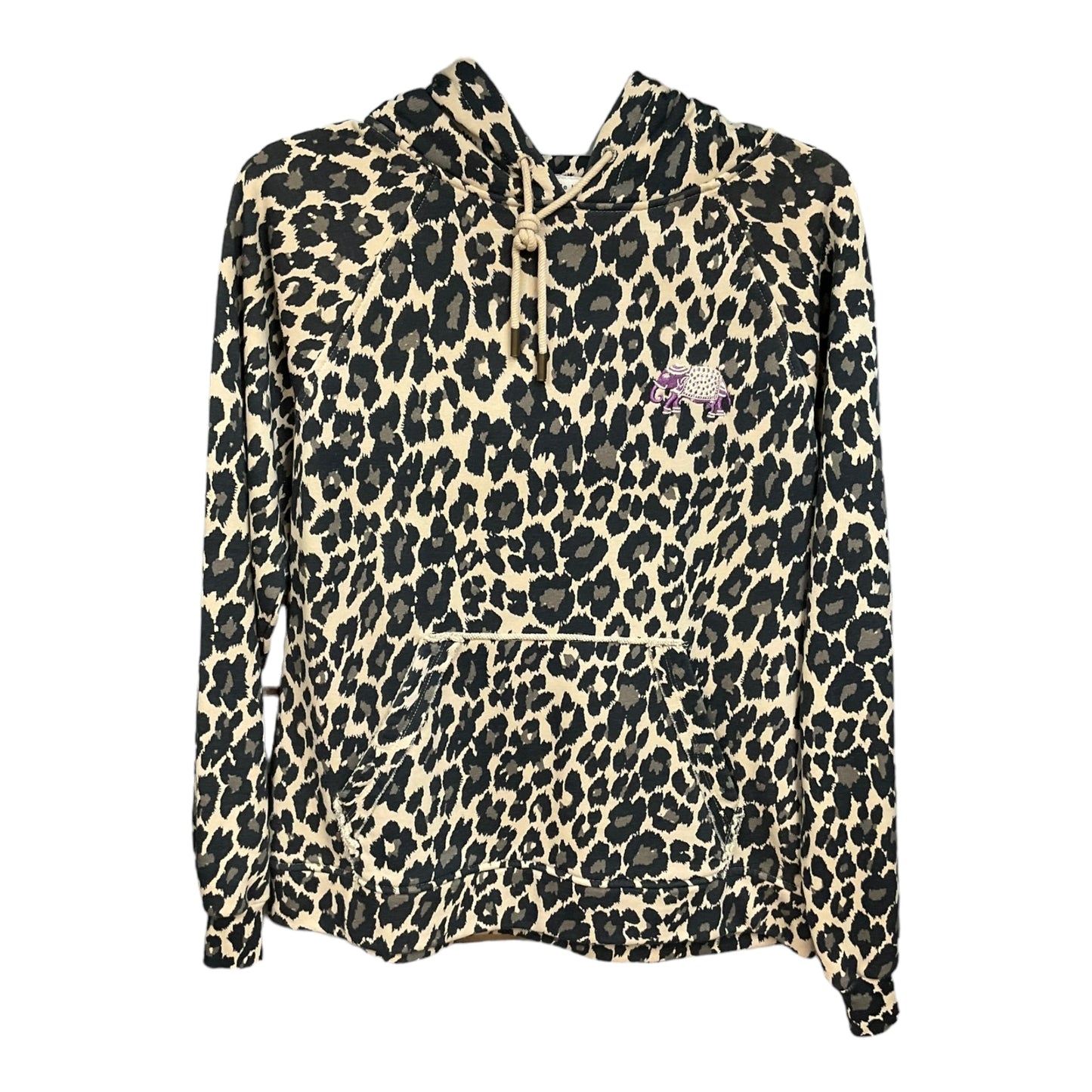 Animal Print Sweatshirt Hoodie Nicole Miller, Size S