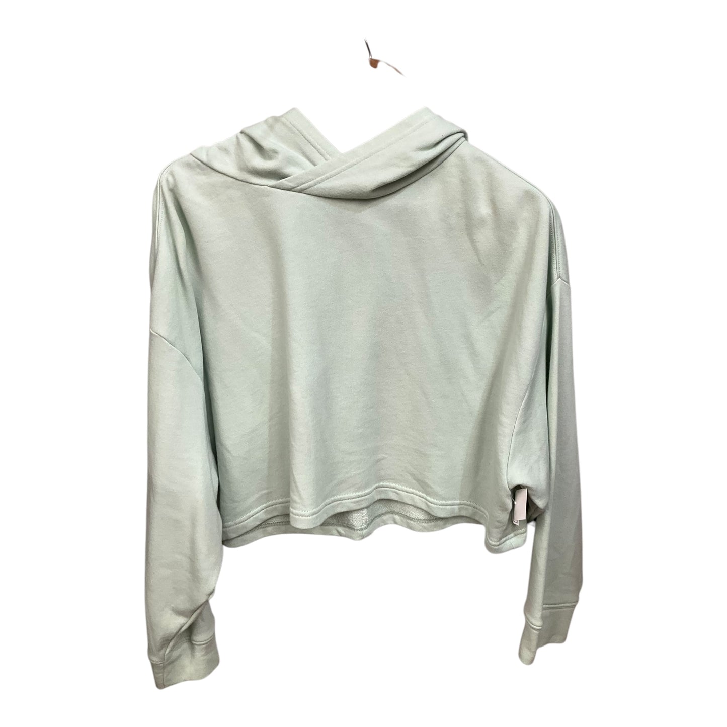 Athletic Sweatshirt Hoodie By Fabletics In Sage, Size: S