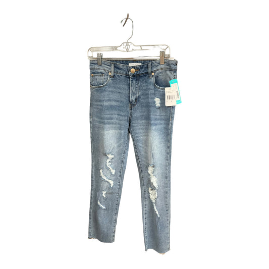 Denim Jeans Straight Sts Blue, Size 4