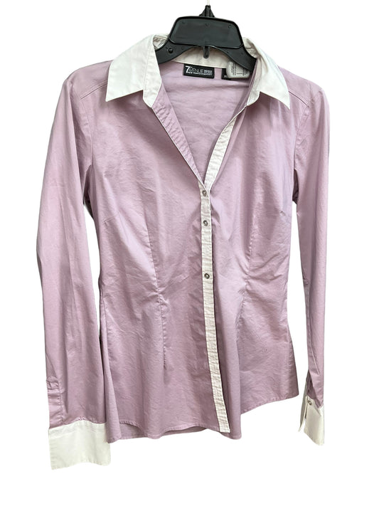 Lilac Blouse Long Sleeve New York And Co, Size S