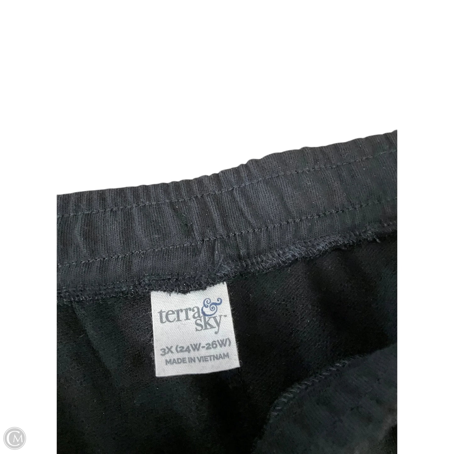 Shorts By Terra & Sky In Black, Size: 3x