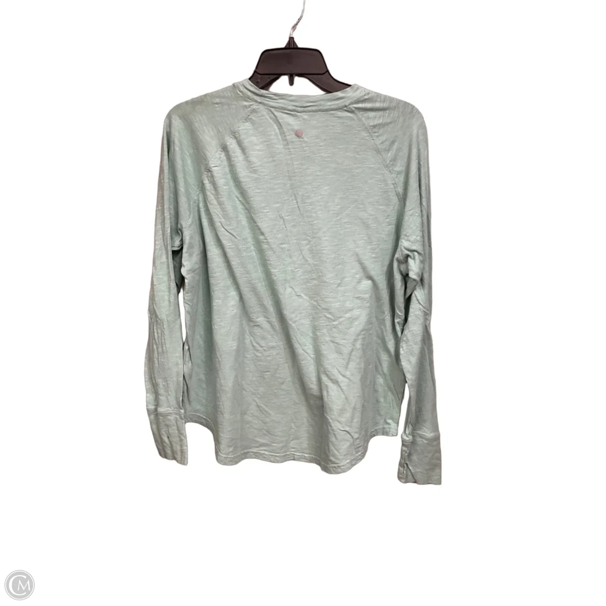 Top Long Sleeve Basic By Clothes Mentor In Aqua, Size: L