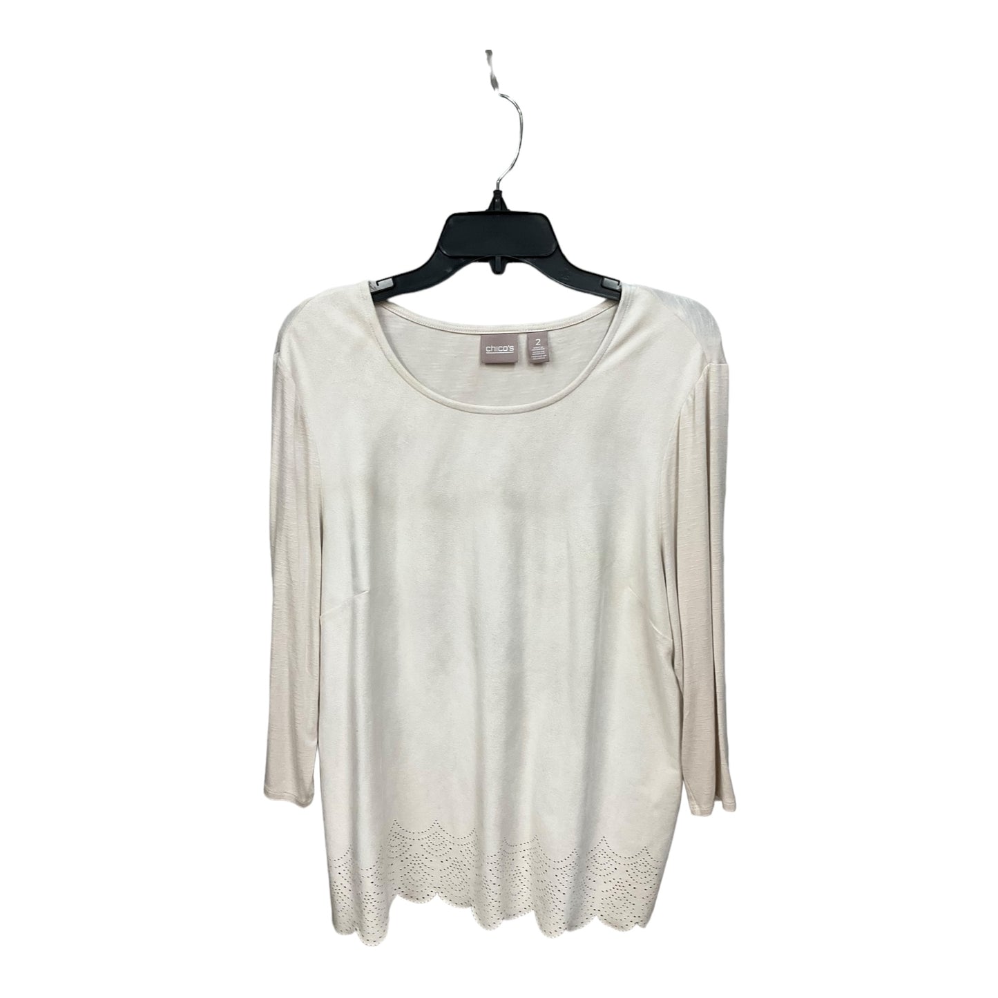 Tan Top Long Sleeve Chicos, Size L