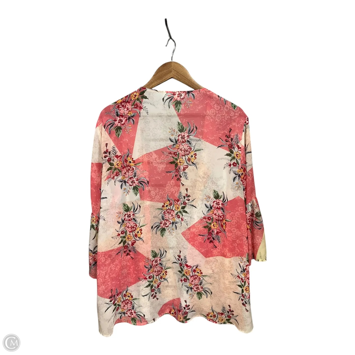 Kimono By Style And Company In Floral Print, Size: M