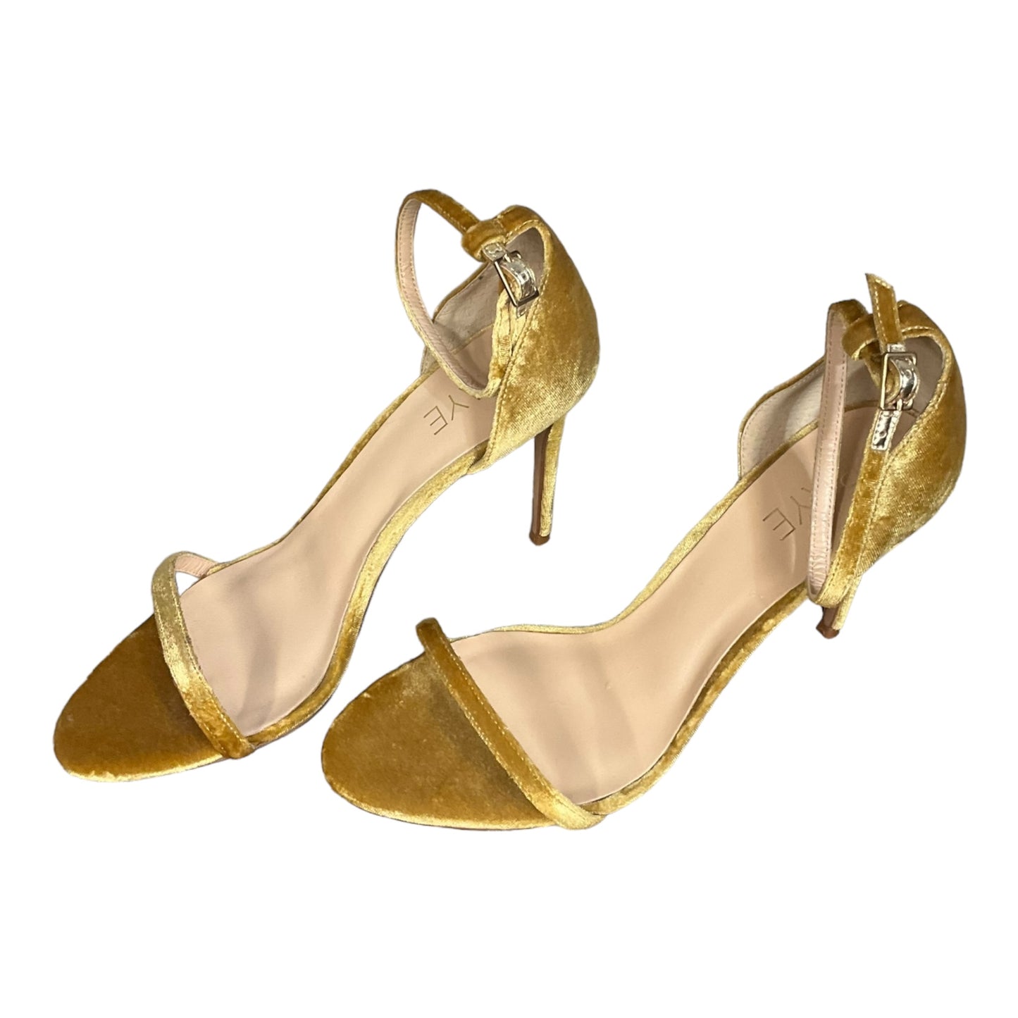 Gold Shoes Heels Stiletto Clothes Mentor, Size 8.5