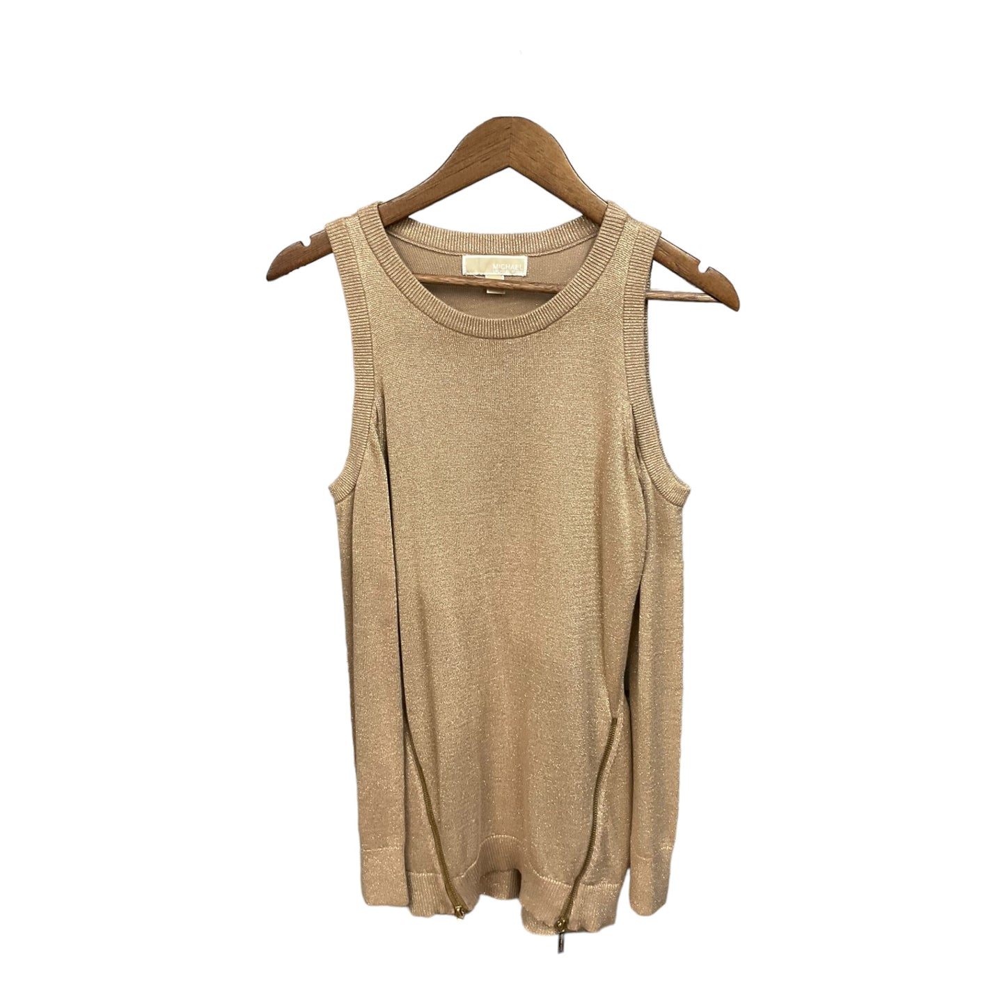 Top Long Sleeve By Michael By Michael Kors In Gold, Size: S