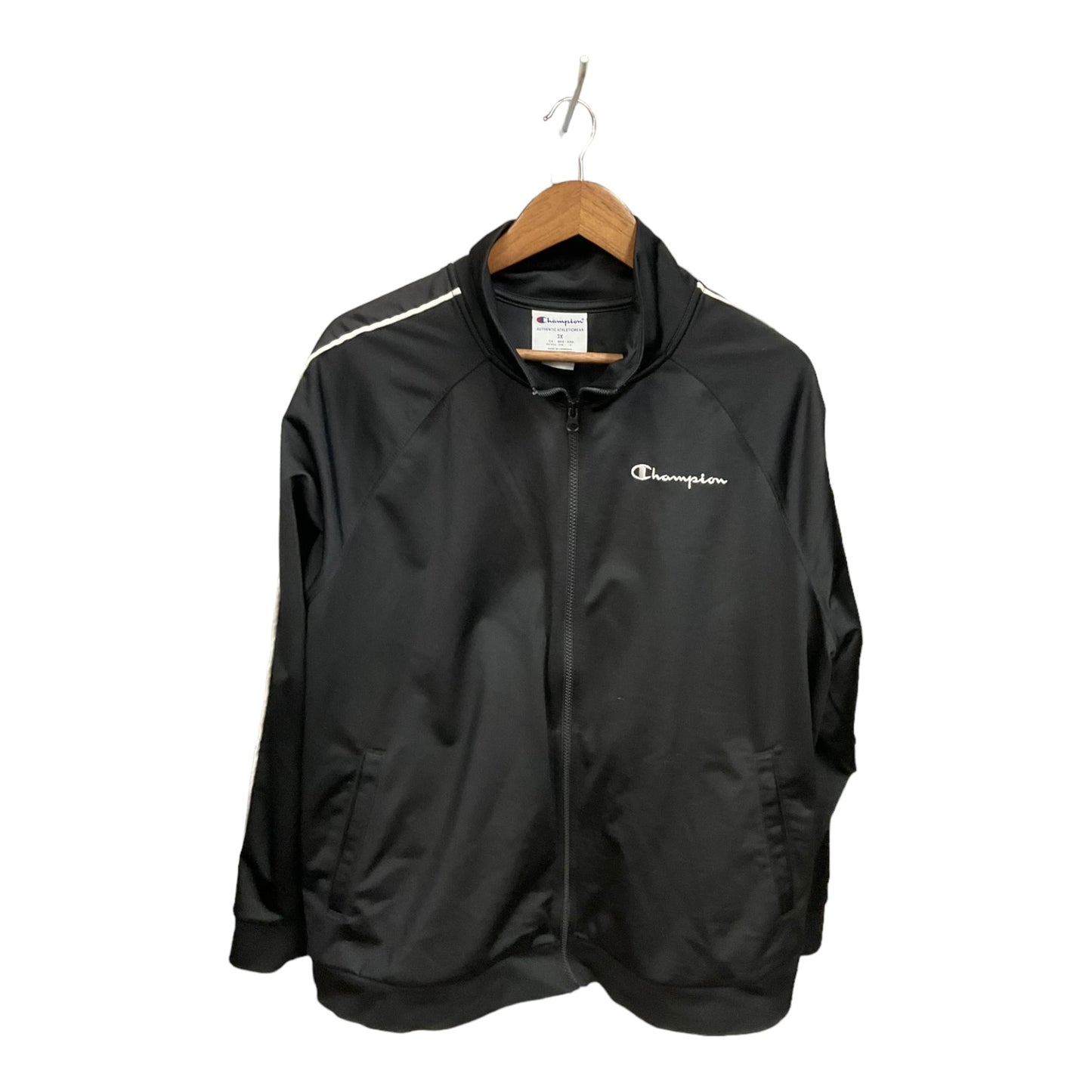 Athletic Jacket By Champion In Black, Size: 3x