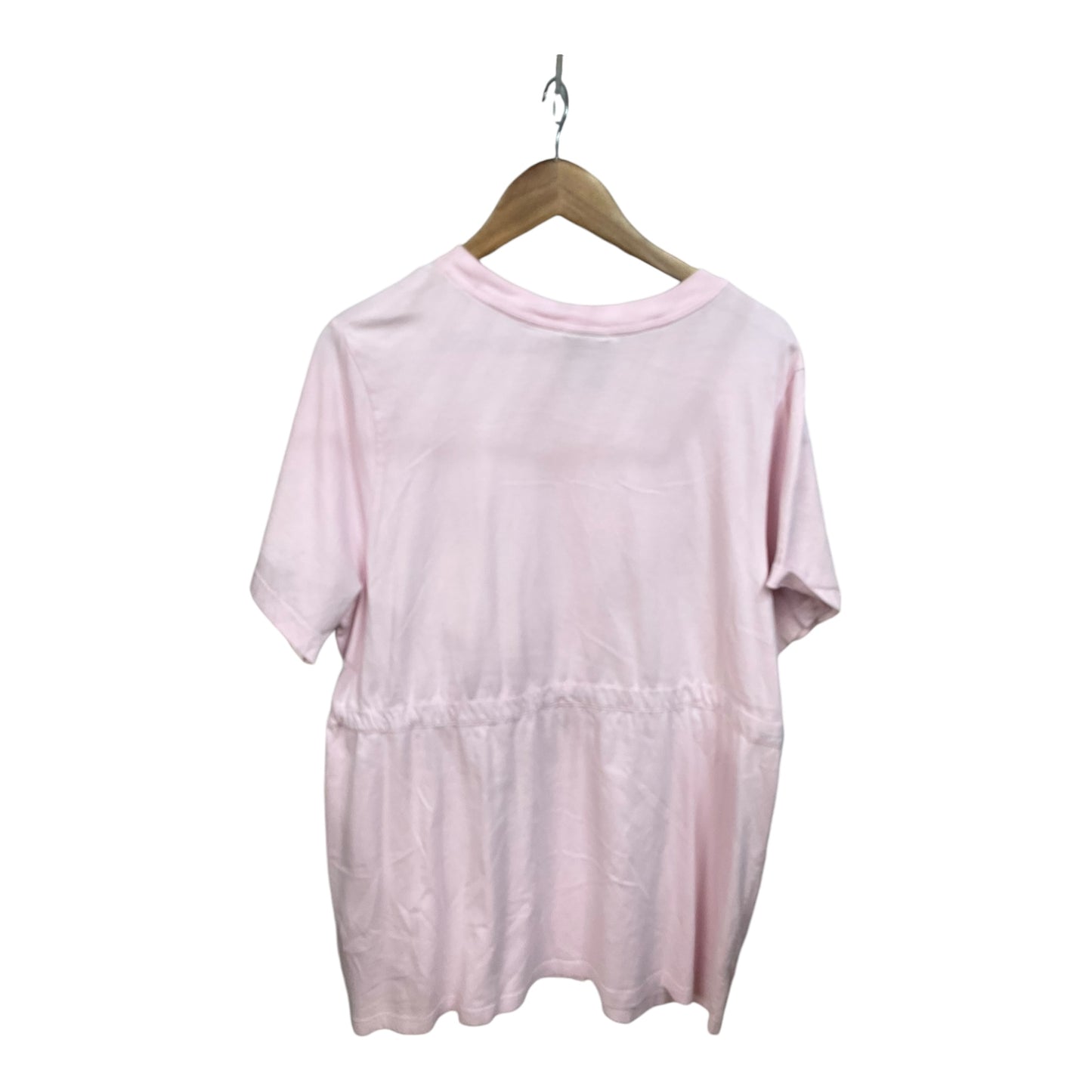 Top Short Sleeve By Nike Apparel In Pink, Size: 1x