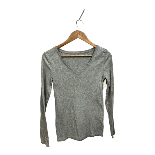 Top Long Sleeve By A New Day In Grey, Size: Xs