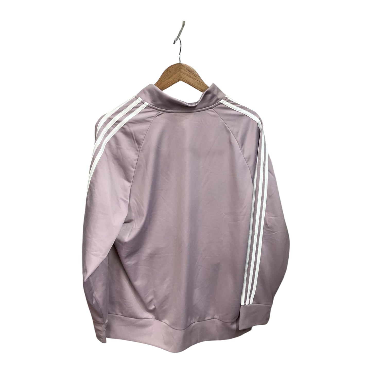 Athletic Jacket By Adidas In Purple, Size: 2x