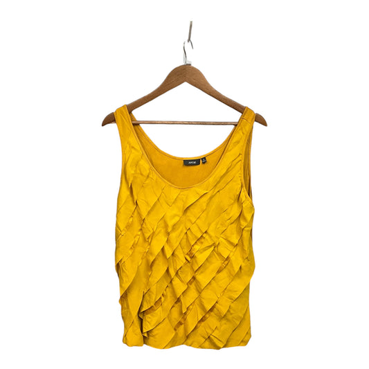 Top Sleeveless By Apt 9 In Yellow, Size: Xl