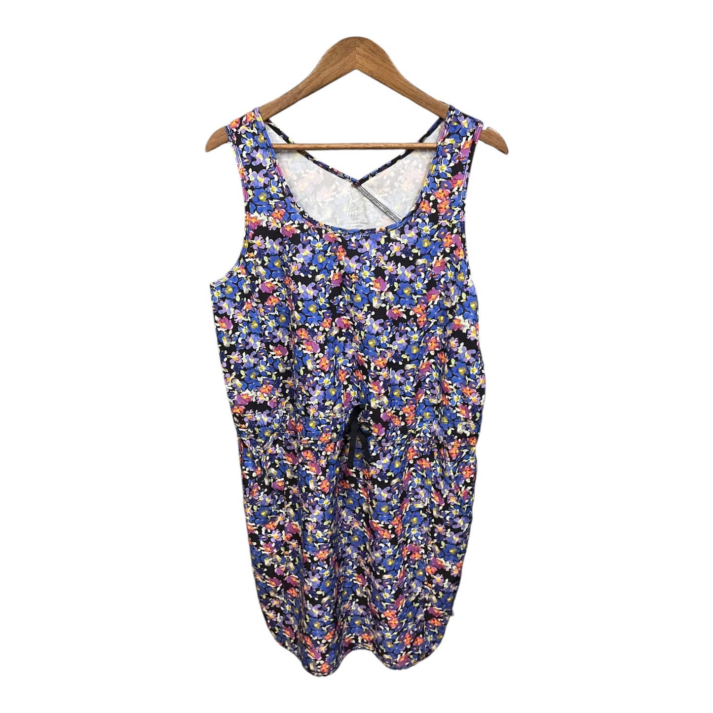 Athletic Dress By Rbx In Floral Print, Size: L