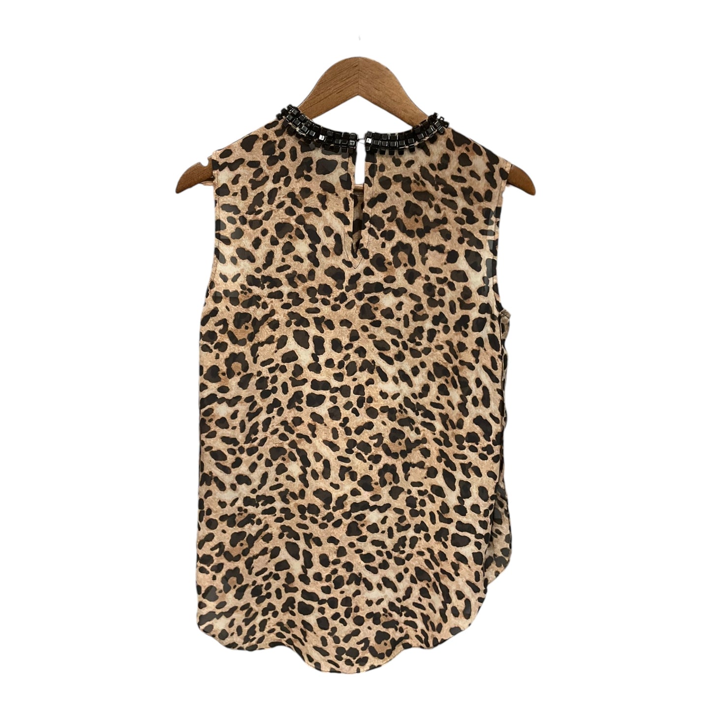 Top Sleeveless By Chaus In Animal Print, Size: S