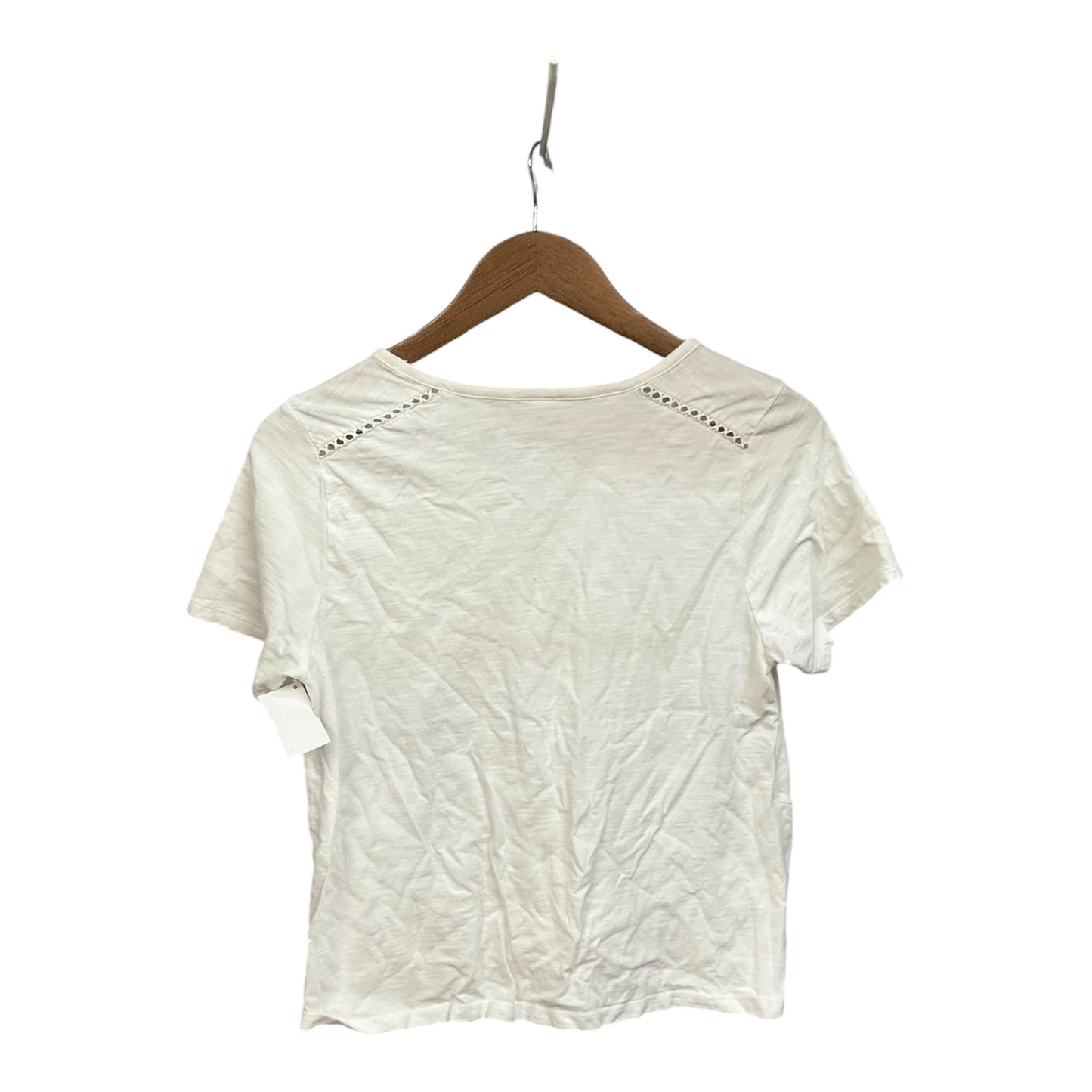 Top Short Sleeve By Old Navy In White, Size: M