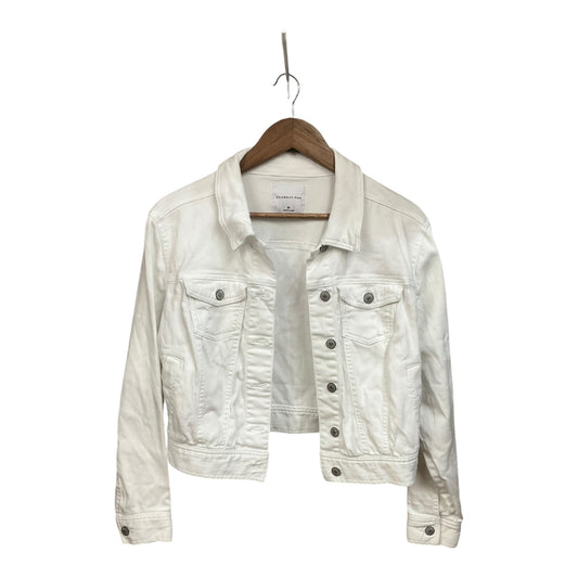 Jacket Denim By Celebrity Pink In White, Size: M