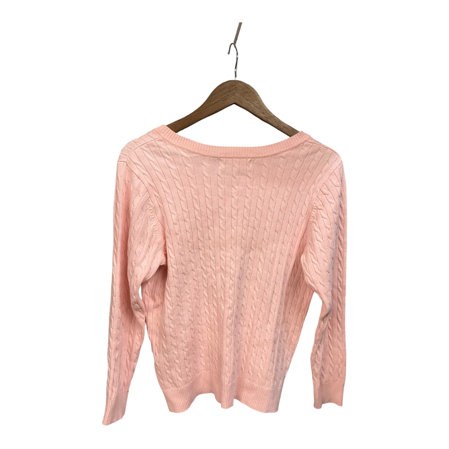 Sweater By Karen Scott In Pink, Size: Xl