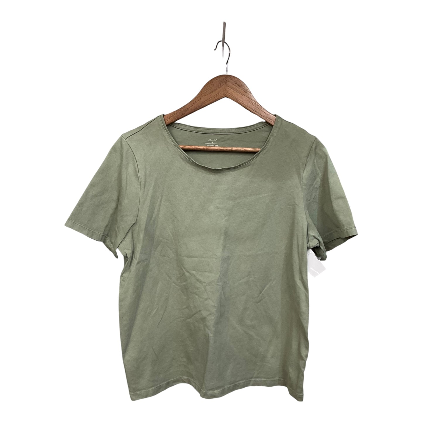 Top Short Sleeve By Cj Banks In Green, Size: Xl