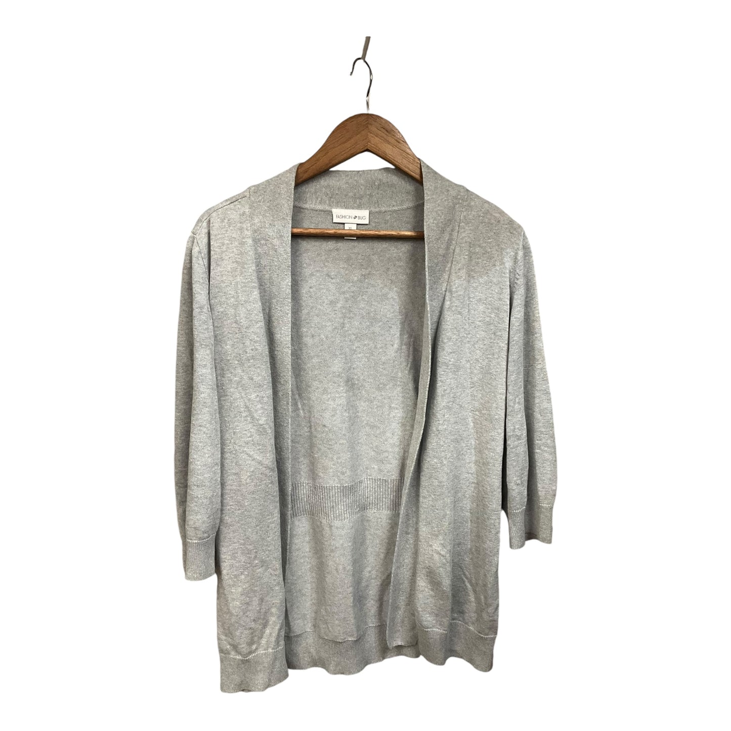 Cardigan By Fashion Bug In Grey, Size: Xl