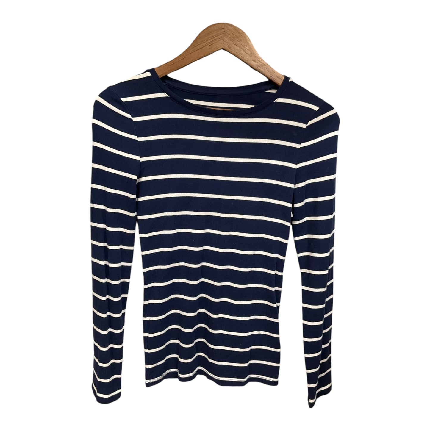 Top Long Sleeve By A New Day In Striped Pattern, Size: Xs