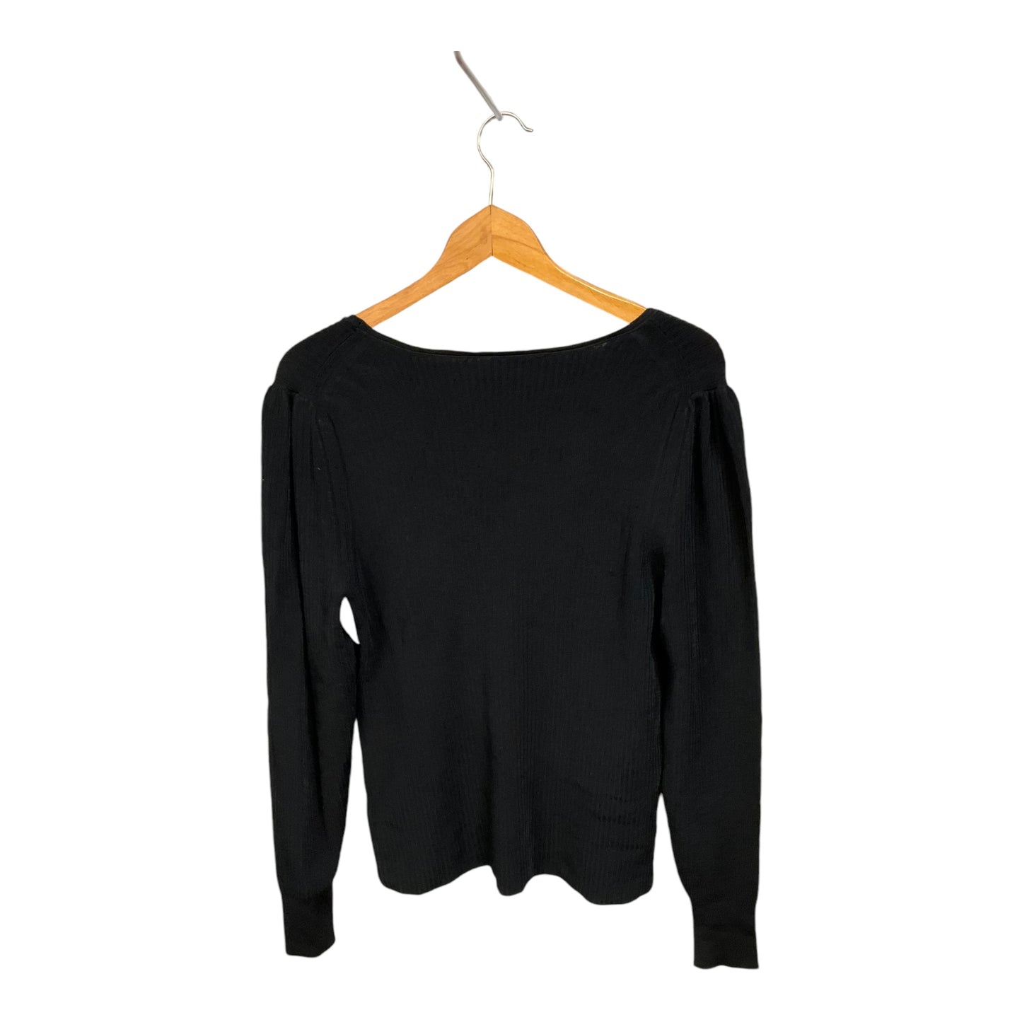 Top Long Sleeve By Everlane In Black, Size: L