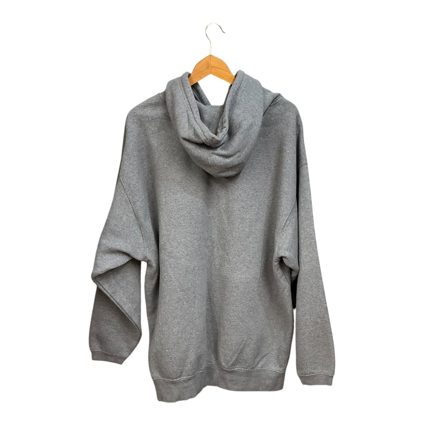 Athletic Sweatshirt Hoodie By Clothes Mentor In Grey, Size: L