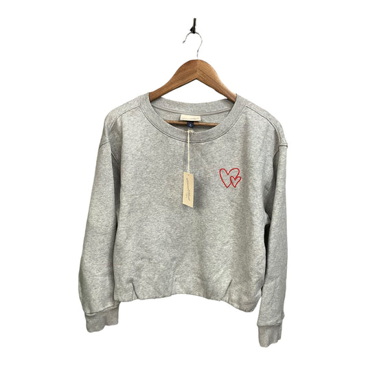 Sweatshirt Crewneck By Universal Thread In Grey, Size: M