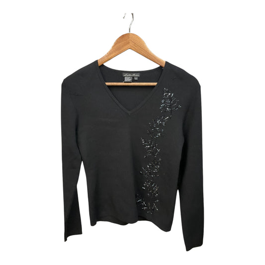 Top Long Sleeve By Clothes Mentor In Black, Size: M