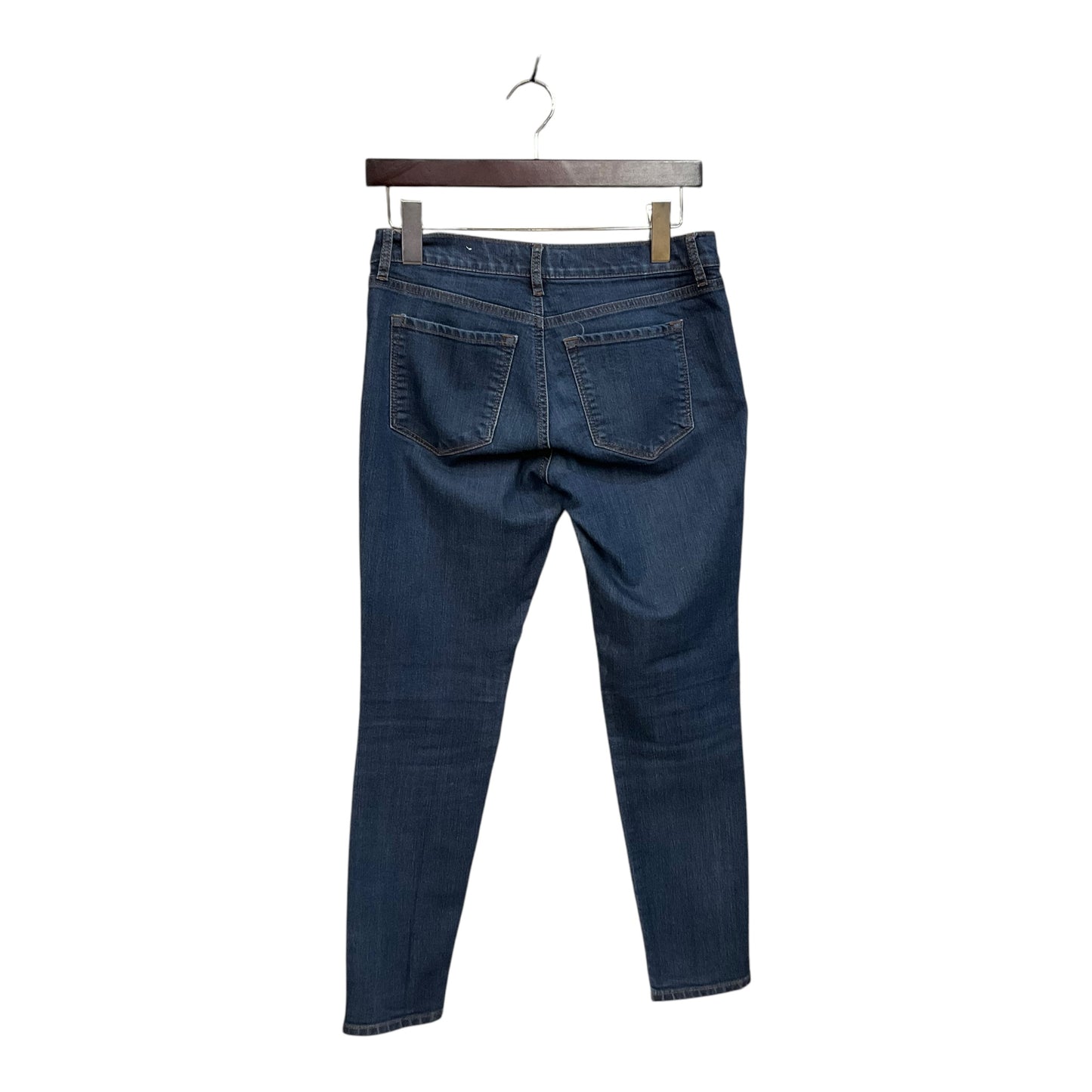 Jeans Skinny By Loft In Blue Denim, Size: 4