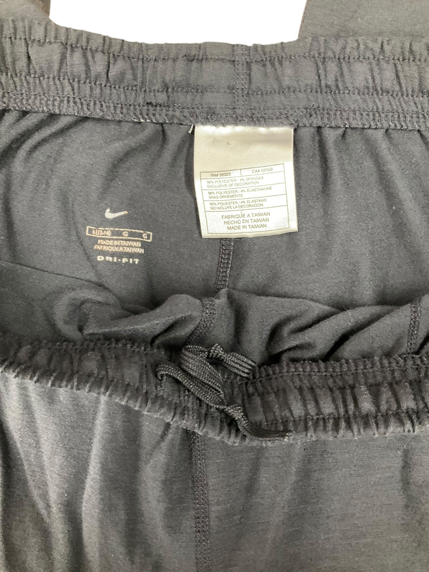 Athletic Pants By Nike Apparel In Black, Size: L