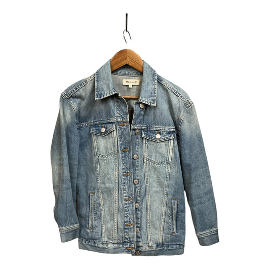 Jacket Denim By Madewell In Blue Denim, Size: Xxs