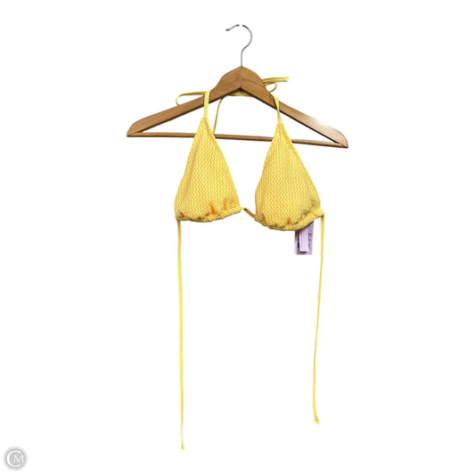 Swimsuit Top By Wild Fable In Yellow, Size: Xl