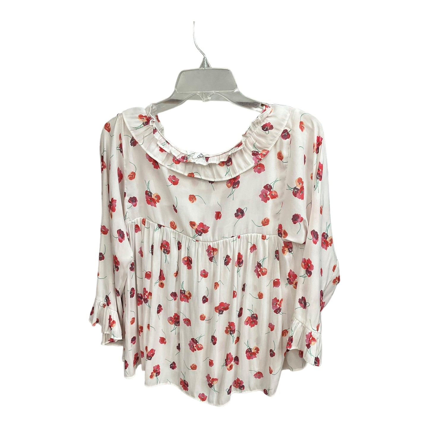 Floral Print Blouse 3/4 Sleeve Gap, Size Xs