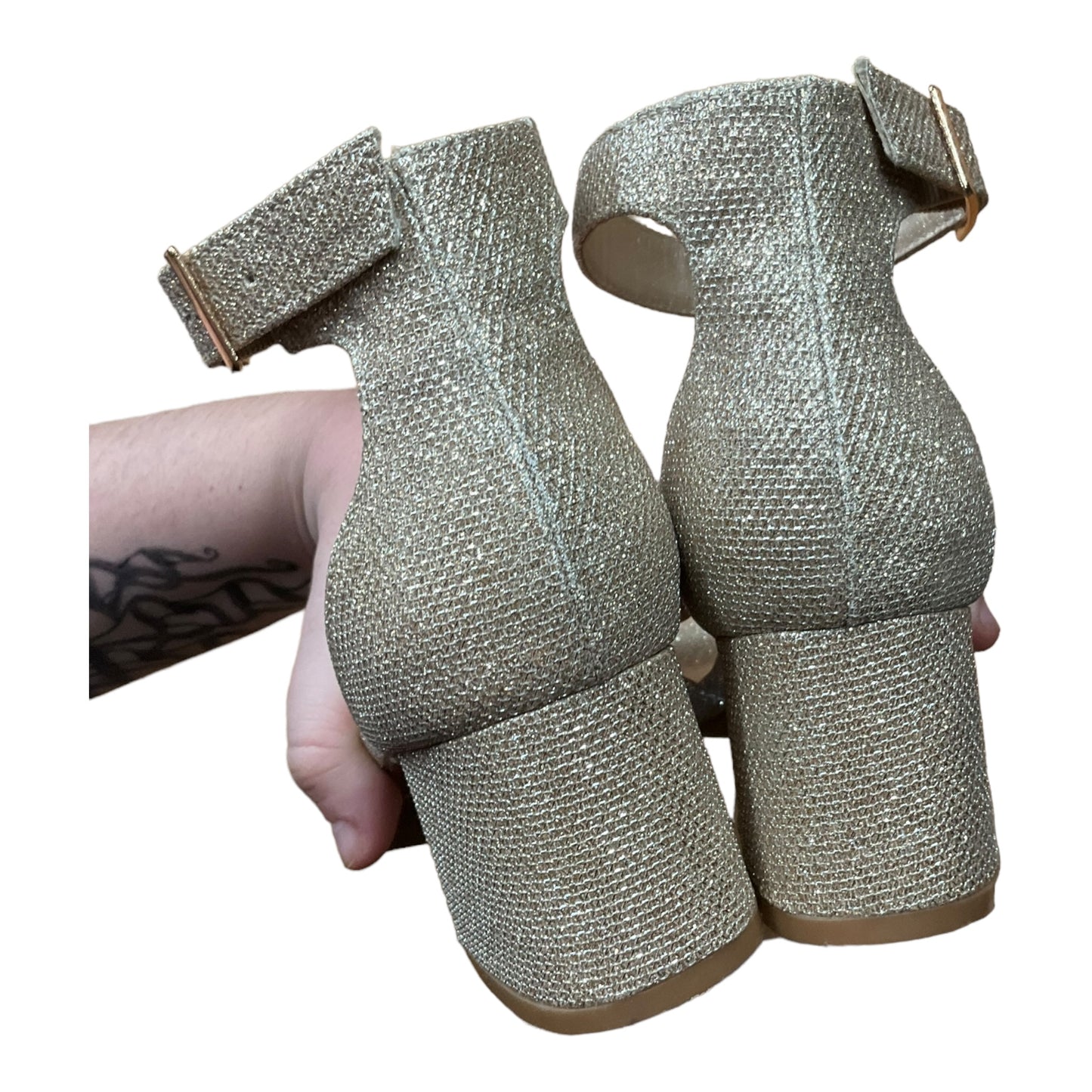 Sandals Heels Block By Cmc  Size: 7