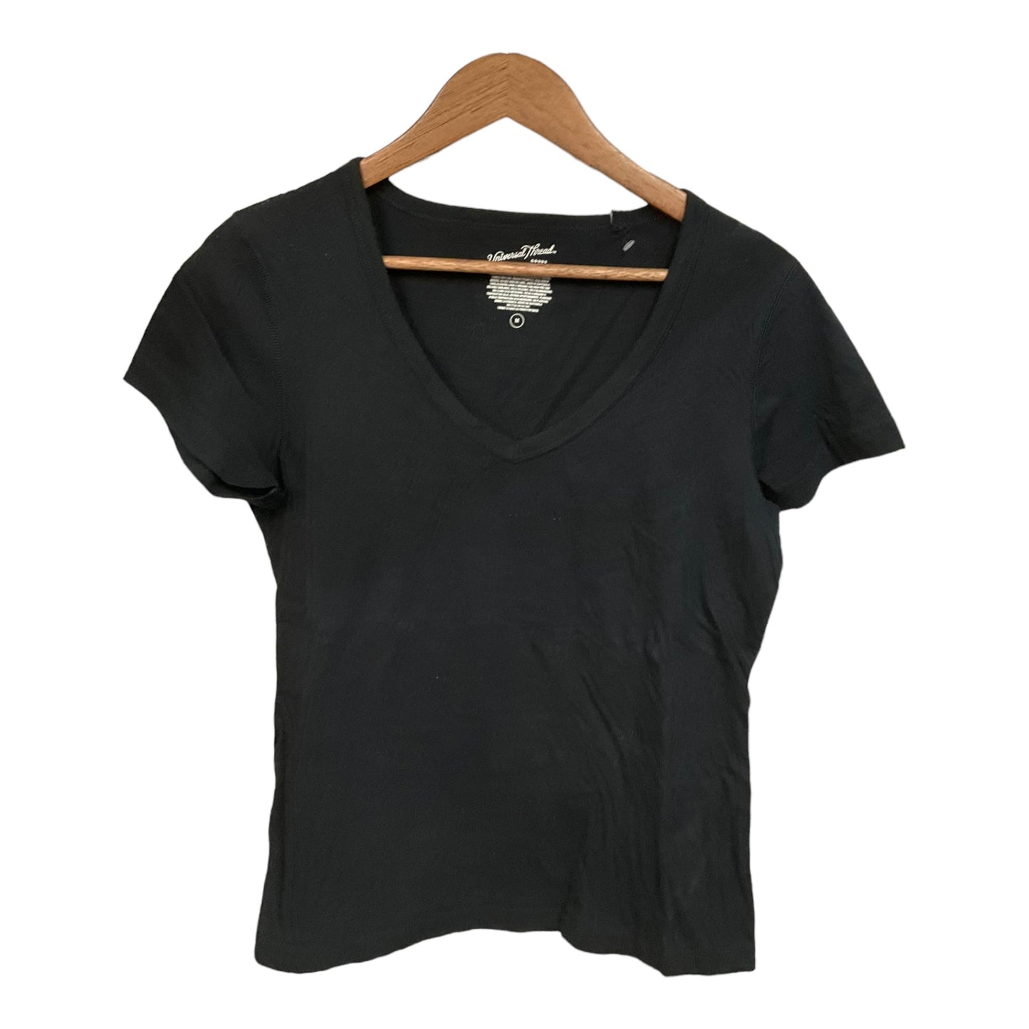 Top Short Sleeve Basic By Universal Thread In Black, Size: M