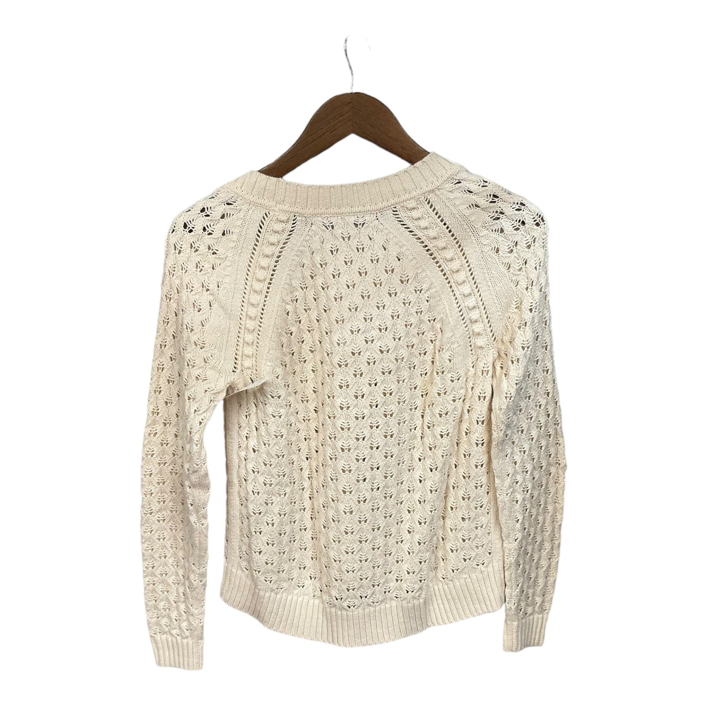 Sweater By Loft In Ivory, Size: Xs