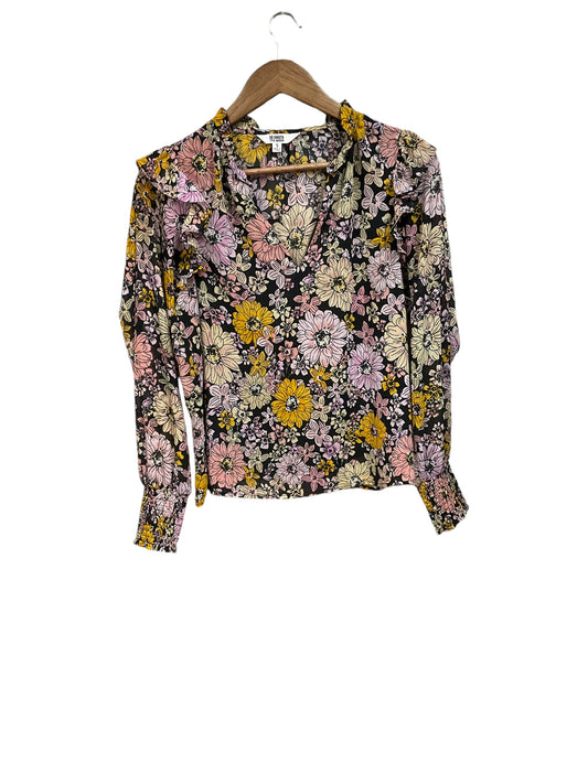 Top Long Sleeve By Bb Dakota In Floral Print, Size: S