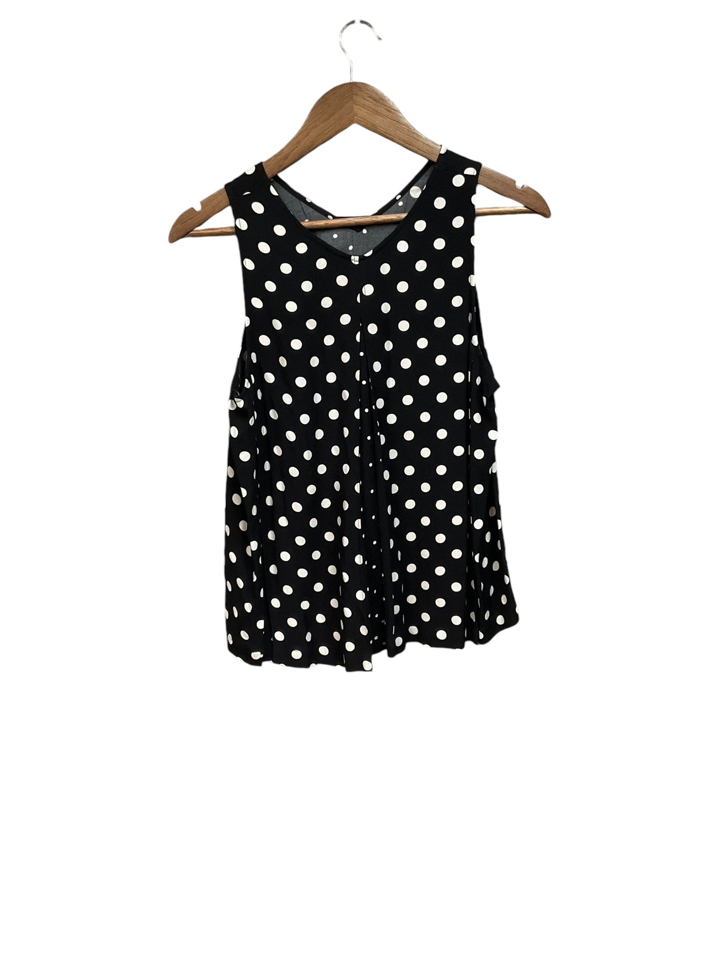 Top Sleeveless By Madewell In Polkadot Pattern, Size: S