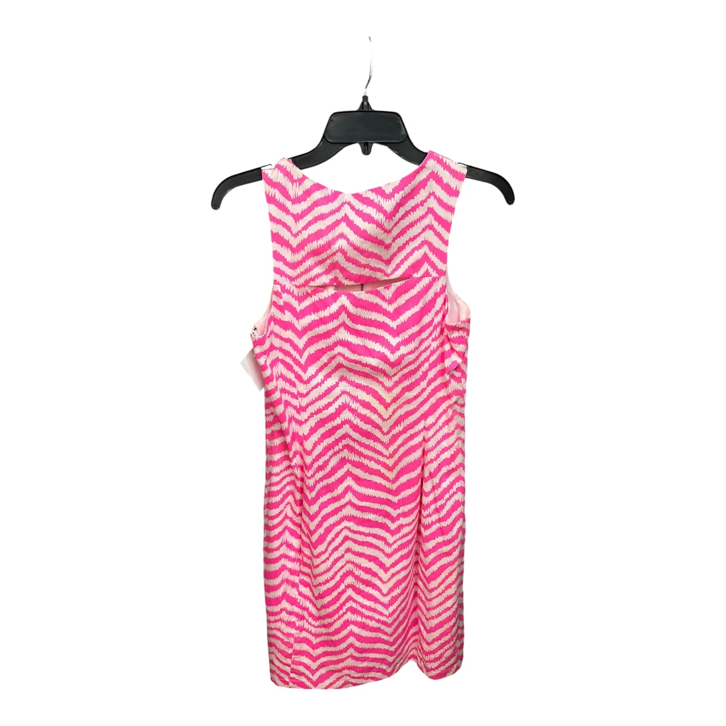 Dress Casual Short By Lilly Pulitzer In Pink & White, Size: S